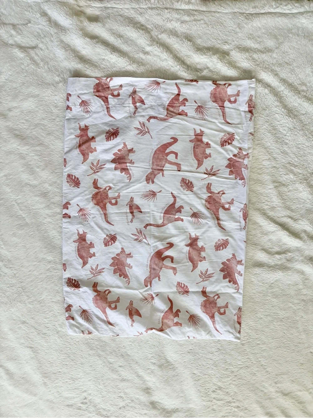 Pillowfort Dinosaur Print Sheet Set Toddler Bed Size